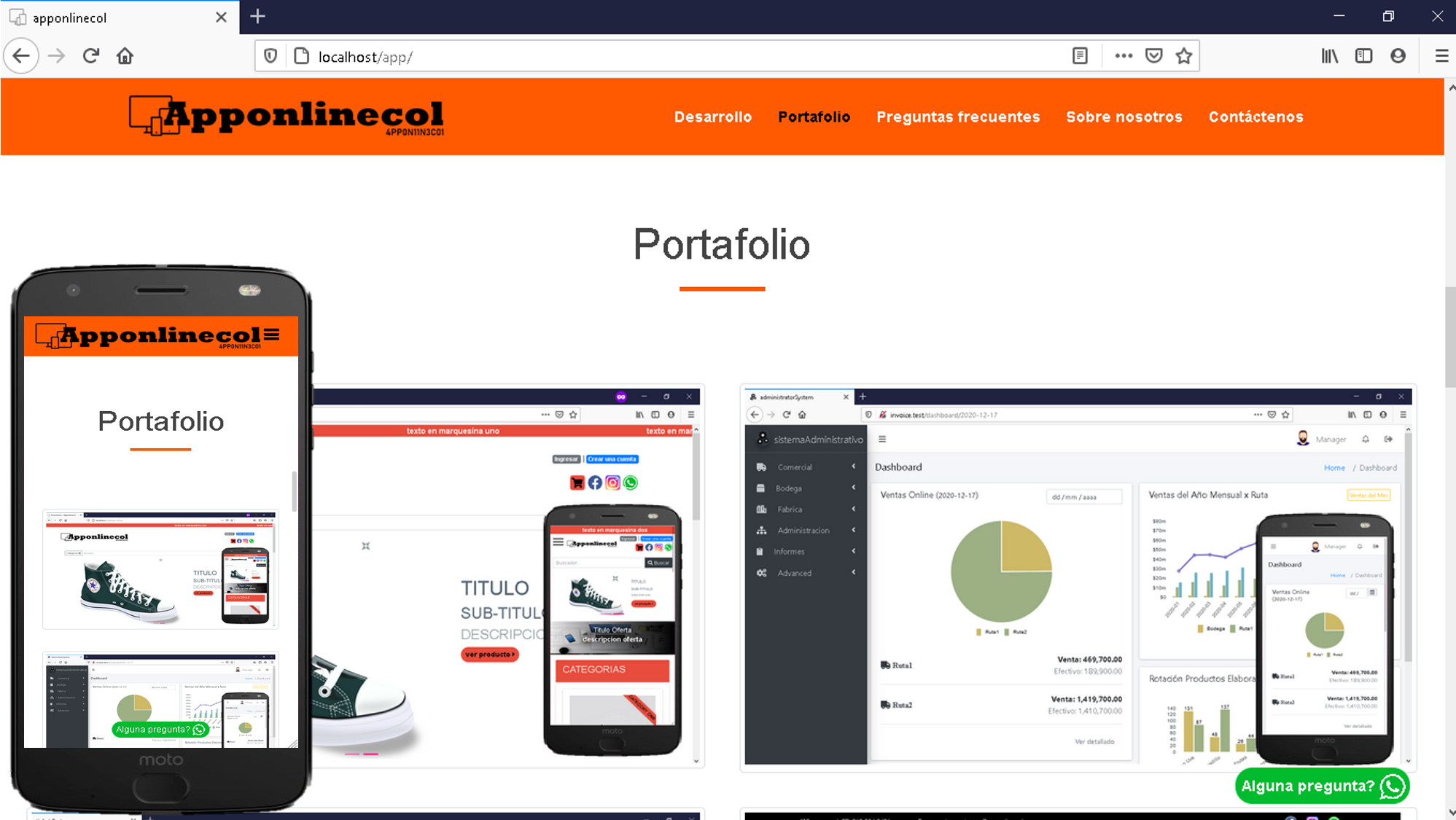 Portafolio de Porductos o Servicios - apponlinecol.com