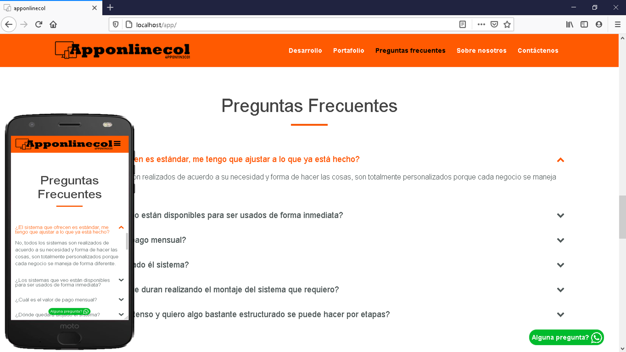 Preguntas Frecuentes - apponlinecol.com